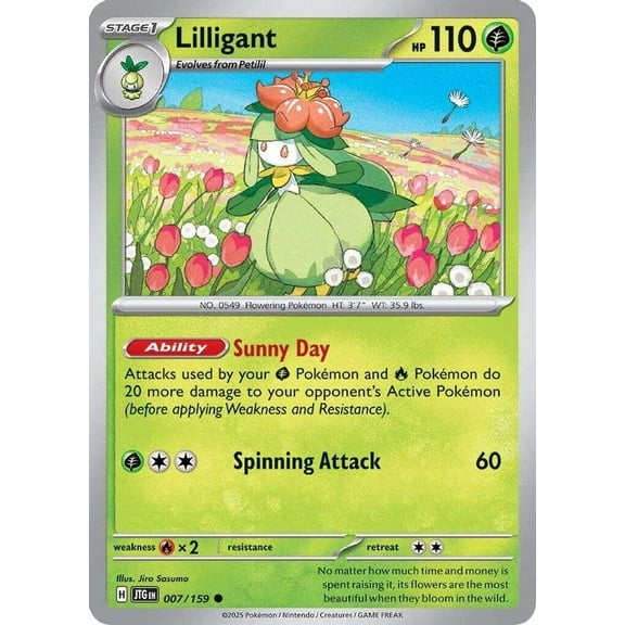 Pokemon Journey Together Common Lilligant #7