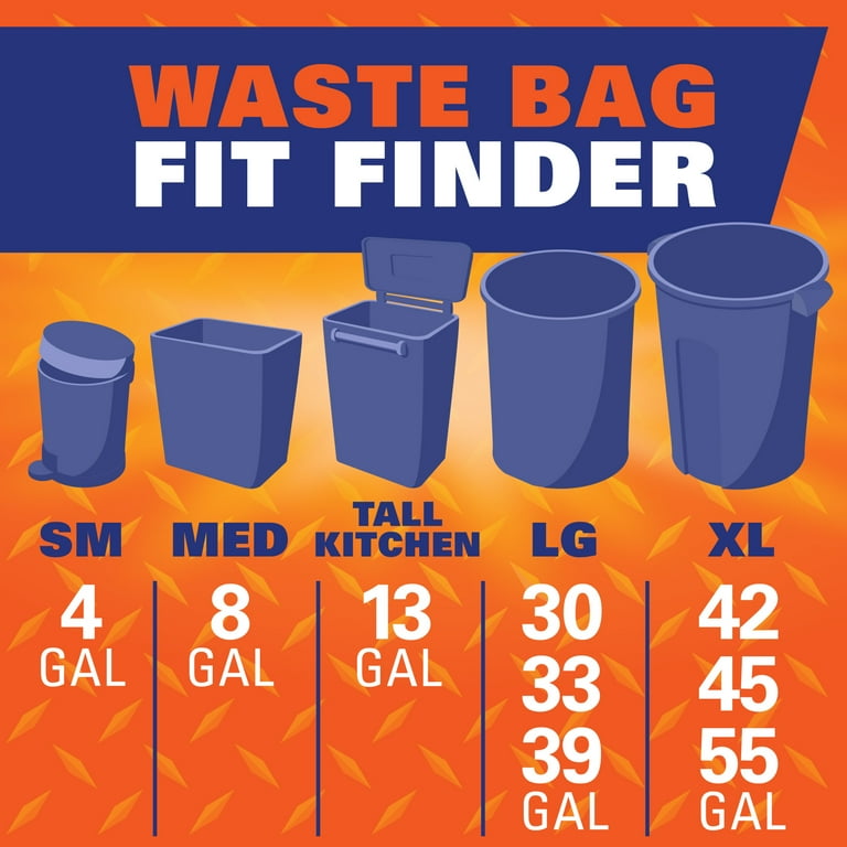Trash bags 55 gallon discount