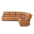 thumbnail image 5 of Melbourne 122" Modern Power Motion 6-Piece Reclining Corner Sectional Sofa Set with Cup Holders, 5 of 11