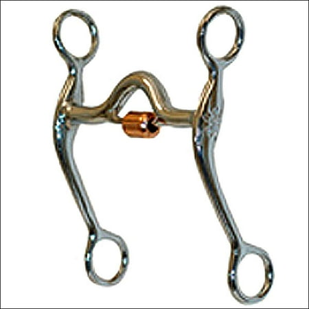 Close Quarter Bit - PARTRADE CHROME PLATED CRICKET QUARTER HORSE CURB BIT SHORT SHANK