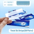 thumbnail image 2 of Teeth Whitening Strips for Tooth White: 56 Strips Teeth Whitening Kit for Deep Stains Removal, Mint, 2 of 7