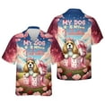 thumbnail image 3 of My Dog Is My Valentine Cute Cocker Spaniel in Gift Box Hawaiian Shirt Breathable Summer Unisex Merch Cockers Dog Lover Gifts - 03006, 3 of 6