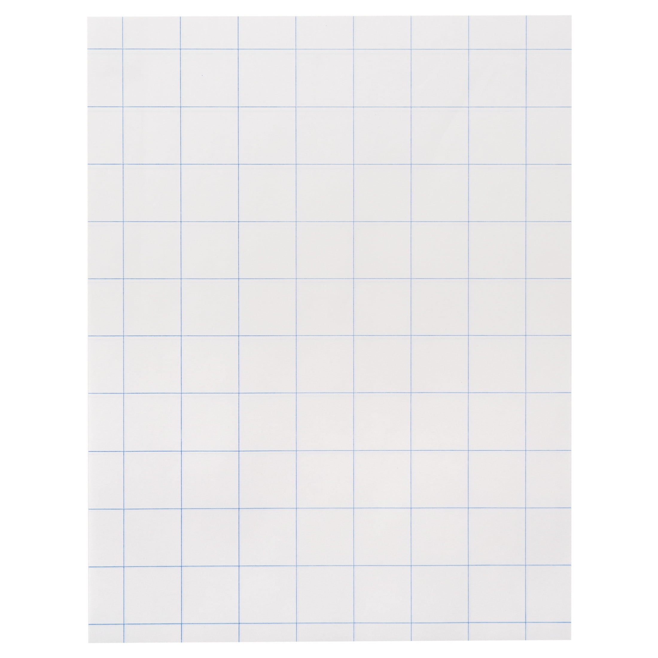 Graph Paper, 1 Inch Rule, 9 x 12 Inches, White, 500 Sheets