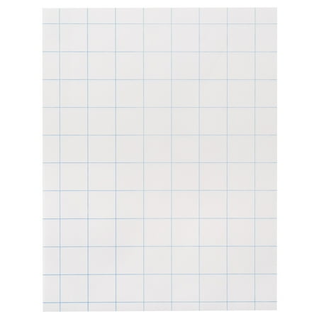 Graph Paper, 8-1/2 x 11 Inches, 15 lbs, 1 Inch Grids, 500 Sheets