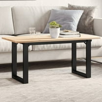 vidaXL Coffee Table Legs O-Frame 27.6"x11.8"x16.9" Steel