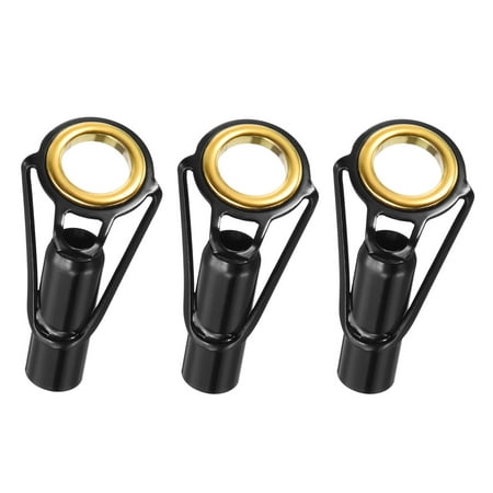 6.5mm Tube Dia Fishing Rod Tips Repair Kit Stainless Steel Ring Guide 3 Pack