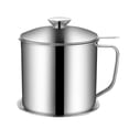 thumbnail image 4 of AMERTEER Oil Strainer Grease Pot Storage Container Cooking Separator Kitchen Filter Can Olive Steelfat Dispenser Stainless Jar, 4 of 6