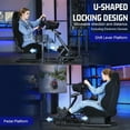 Marada Racing Sim Chair with Gaming Steering Wheel, Pedals, Shifter Rig ...