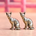 thumbnail image 2 of Giaone Cats Figurines Statue Cats Decorative Objects Table Ornament Home Decors, 2 of 8