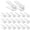 Transparent-20 PACK, variant on Transparent 36 Pack Shoe Rack Organizer Space Saver