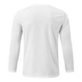 thumbnail image 5 of AMERTEER T-Shirt Blouse Homme Automne Décontracté à Imprimé de Lettres Manches Longues Col Rond Hauts T-Shirt, 5 of 5