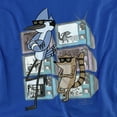 thumbnail image 2 of Regular Show Tv Too Cool Women's T Shirt, Royal, Small, 2 of 6
