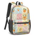 thumbnail image 2 of Pioneer Flower Floral Print Pattern 17" School Backpacks for Teens,Waterproof Oxford Fabric,S-Shape Padded Straps for School,Travel,Hiking,Camping, 2 of 5
