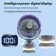 thumbnail image 3 of Ventilador portátil con clip, pequeño y potente ventilador de escritorio USB con batería con luz nocturna y pantalla LED, mini ventilador de mesa, ventilador personal giratorio de 360° para el hogar,, 3 of 5