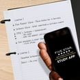 thumbnail image 3 of Five Star Flex Refillable Notebook + Study App, College Ruled Paper and 1-1/2 Inch TechLock Ring Binder with Pockets, Tabs and Dividers, 300 Sheet Capacity, Amethyst Purple (29324AB6), 3 of 9