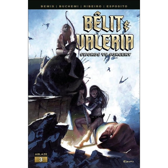 Belit And Valeria: Swords vs Sorcery #3B VF ; Ablaze Comic Book