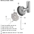 thumbnail image 4 of AITINKAN Bathroom Robe Hook Round Towel Hook in 304 Stainless Steel Chrome-4 pack Stainless Steel Finish, Chrome Finish, 4 of 5