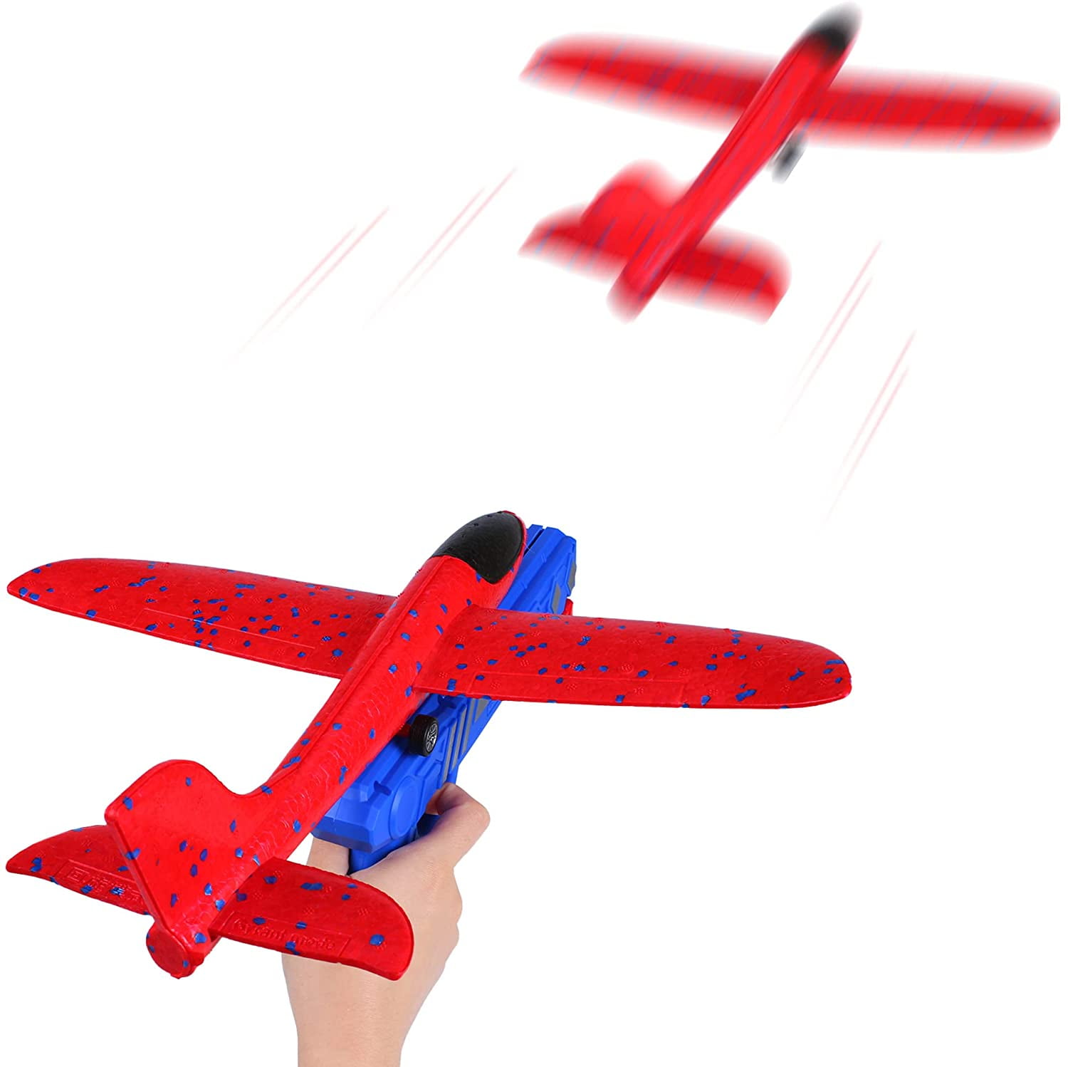 Airplane Toy for Kids OneClick Ejection Model Foam Glider 2 Flight