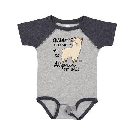 

Inktastic Granny s You Say Alpaca My Bags Gift Baby Boy or Baby Girl Bodysuit