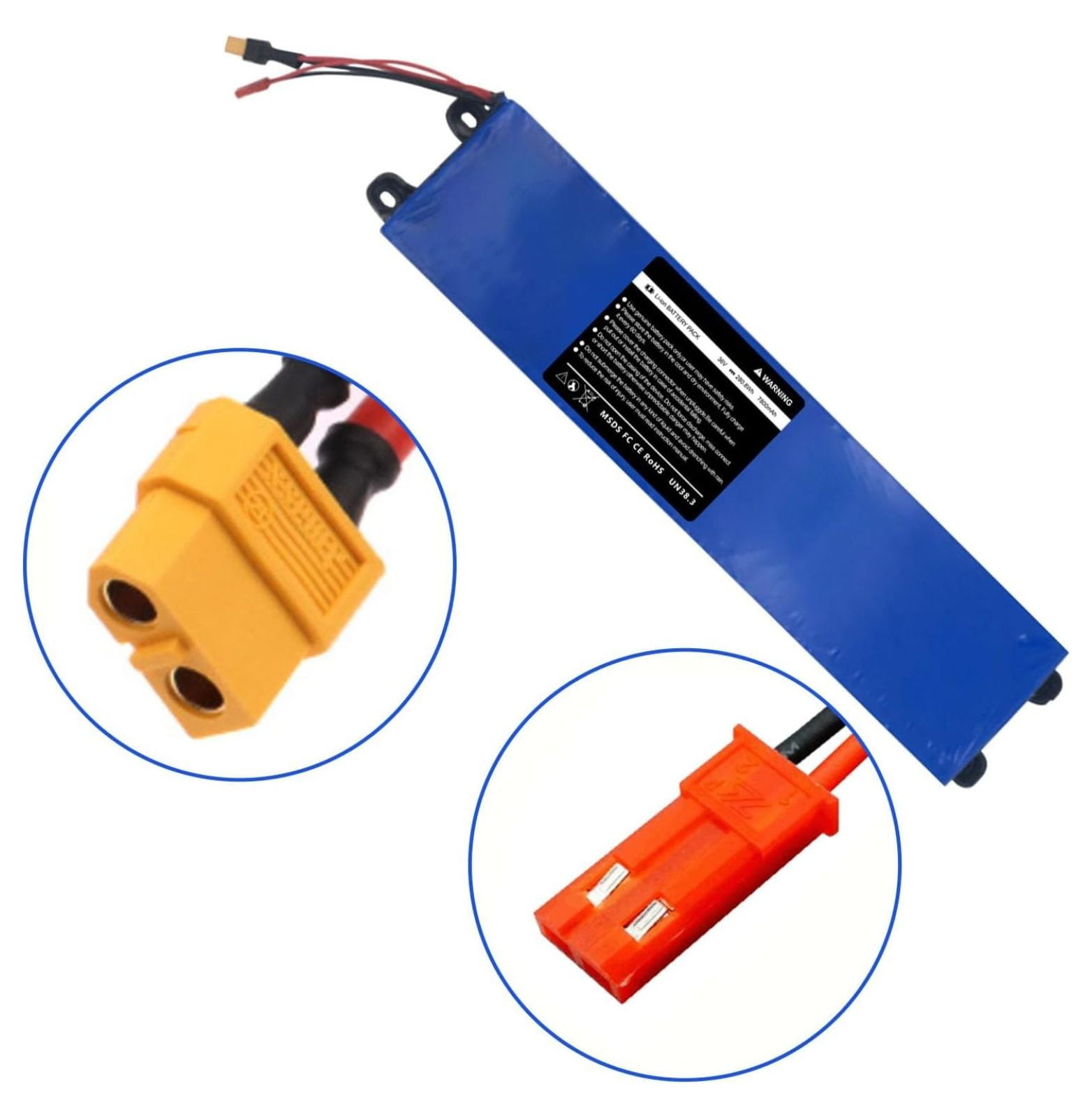 36V 7800mAh Electric Scooter Battery Compatible with Hover-1 Journey Electric Scooter, High Capacity Rechargeable Li-ion Battery