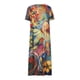 thumbnail image 5 of Vestido suelto de manga corta con cuello en V informal de verano para mujer a la moda Fridja  bnh2630, 5 of 8