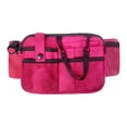 thumbnail image 3 of Riñonera de enfermera, bolsa organizadora de enfermería con múltiples bolsillos, bolsa para el cinturón, delantal de cadera Rosa roja, 3 of 9