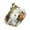 White, variant on Canvas Floral Coin Purse Kiss Lock Change Wallet Vintage Trinkets Pouch Small Clasp Flower Clutch Purses