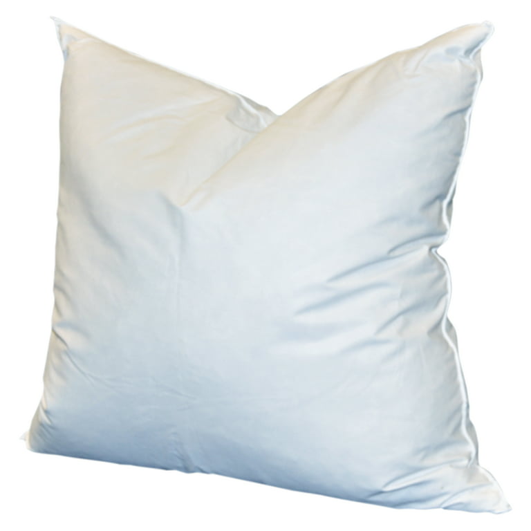 4) 18” x 18” Feather & Down filling Pillow Forms- Knife Edge