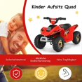 thumbnail image 2 of 6V electric quad bike for children mini electric quad bike children's car 73 x 40 x 44.5 cm red, 2 of 5