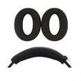 thumbnail image 1 of Almohadillas para Auriculares para WH-H910N, Protectora de Silicona, Diadema, Piezas de Reparación, Color Negro, 1 of 8