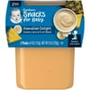 Gerber 2nd Foods Baby Food, Hawaiian Delight, 4 oz Tubs (2 Pack)