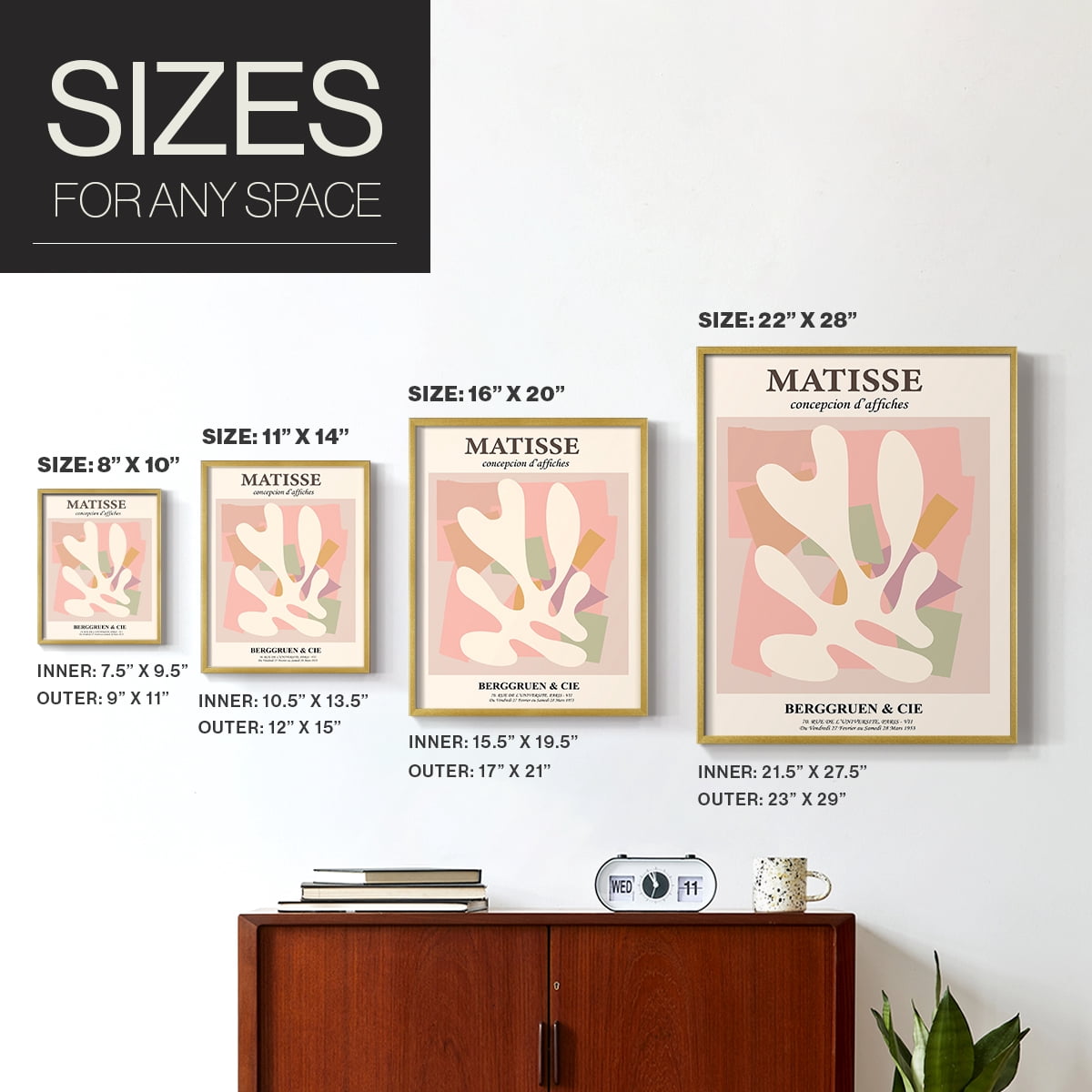 Matisse LV Framed Print - Solid Wood