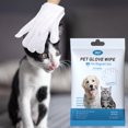 thumbnail image 6 of Disposable Pet Cleaning Gloves - Gentle & Safe for Cats and Dogs, Multi-Purpose Towels for Face, Coat, Ears, Convenient Waterless Cleaning, 1 Pack multicolour, 6 of 7