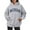 Light Gray, variant on Hoodies For Women Michigan City Letter Print Fall Trendy Preppy Hoodies Long Sleeve Female Pullover Tops With Pocket