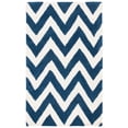 thumbnail image 2 of SAFAVIEH Cambridge Kaitlyn Geometric Wool Area Rug, Navy/Ivory, 4' x 6', 2 of 7