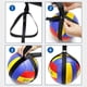 thumbnail image 3 of Voleibol Bloque Táctil Esponja Baloncesto Suspensión Auxiliar Entrenamiento Smash (estilo Cincha (negro)), 3 of 9