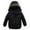 Black, variant on Toddler Boy Coats Jacket Children Hooded Fashion Kids Warm Outerwear for Boys Fall Winter Clothes Size 3-4T,Black