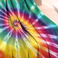 thumbnail image 3 of Rainbow Tie Dye Mandala Pattern Blanket,Comfortable Soft Flannel Throw Blanket,All Season,Warm Lightweight Blankets for Sofa Bed Couch Living Room Chair,30"x40", 3 of 4