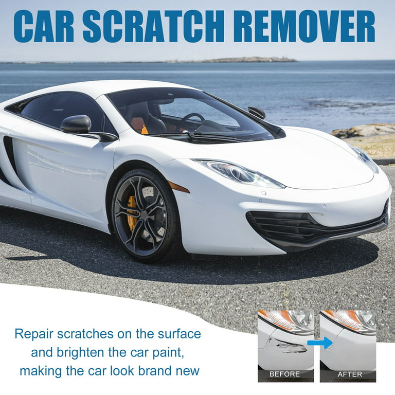Hopet Scratch remover for vehicles Car Scratch Remover with hands-free  sponge applicator. Instant scratch remover for cars, bikes, motorcycles,  appliances. 3oz 