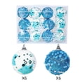 thumbnail image 2 of Qwtwty 12 Pcs Christmas Decor Ornaments Set, Shatterproof Colorful Christmas Tree Decoration Hanging Pendants for Home Holiday Wedding Party Decor, 2 of 5