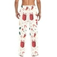 thumbnail image 4 of FORMRS Mens Pajama Pants with Pockets Sleepwear Lounge Bottoms Sizes S-2XL, Red Christmas Gift Pattern, 4 of 7