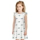 thumbnail image 1 of Fotbe Cute Shark Vestido de Dormir para Niñas de 3 a 10 Años, Mangas Cortas, Estilo Princesa, Pijama Camisón con Mangas Voladas-Medium, 1 of 6