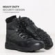 thumbnail image 2 of Botas tácticas de combate con cordones y cremallera lateral para hombre, ideales para el trabajo, la seguridad y la motocicleta., 2 of 5