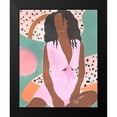 thumbnail image 2 of Wang, Melissa 20x24 Black Modern Framed Museum Art Print Titled - Curly Lady III, 2 of 5