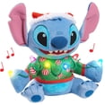 thumbnail image 4 of Disney Holiday Lights Animated 9" Stitch Plush Stuffed Animal with Lights Sounds, 4 of 5