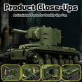 thumbnail image 7 of Remocguys Military KV-2 Heavy Tank Building Block Set Compatible with Lego Tank Model for Adults 1321 Pcs, 7 of 7