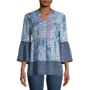 The Pioneer Woman Ribbon Trim Blouse