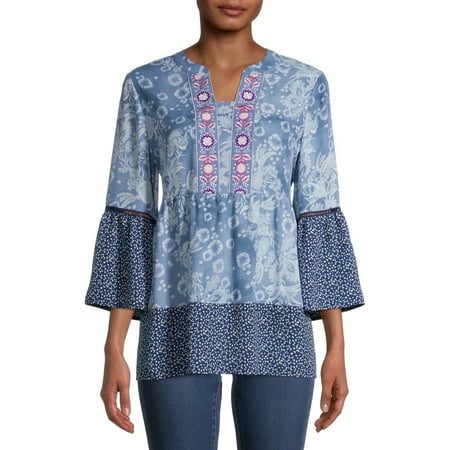 The Pioneer Woman Ribbon Trim Blouse