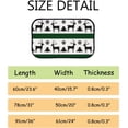 thumbnail image 7 of GZHJMY Bathroom Rugs Mats Non-Slip, Soft Microfiber Absorbent Bath Mats for Shower Bathtubs, Christmas Deer Buffalo Green Indoor Entrance Door Mats Bedroom Laundry 36”x24” Carpet Runner, 7 of 7