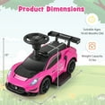 thumbnail image 3 of Gymax Electric Kids Ride on Push Car Maserati Licensed Foot to Floor Push Car w/Horn Pink, 3 of 9